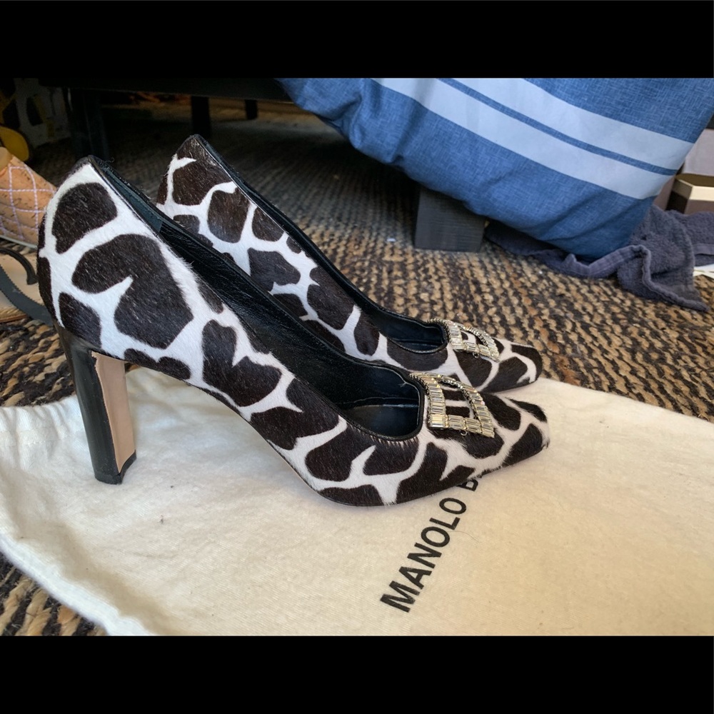 Poney fur heels